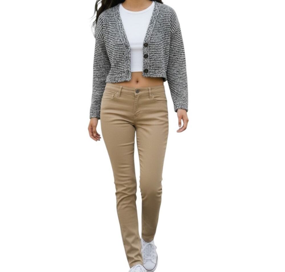 ❤️2/$12 Joe Boxer Women's Push Up Skinny Low Rise Pants, Size 17, New with Tags